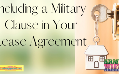 Including a Military Clause in Your Lease Agreement