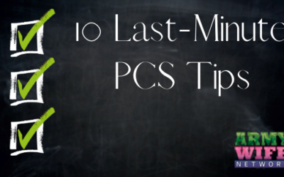 10 Last-Minute PCS Tips