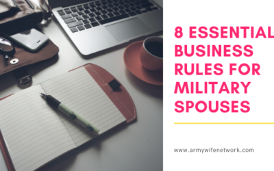 8 Essential Business Rules for Military Spouses