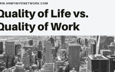 Quality of Life vs. Quality of Work