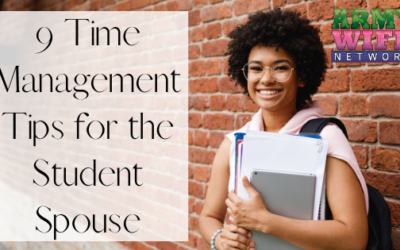 9 Time Management Tips for the Student Spouse