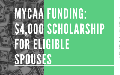MyCAA Funding: $4,000 Scholarship for Eligible Spouses