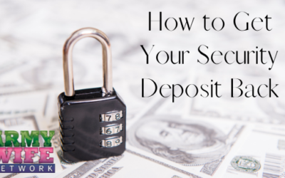 How to Get Your Security Deposit Back