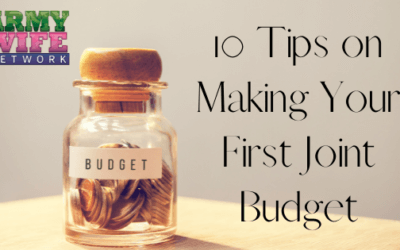 10 Tips on Making Your First Joint Budget