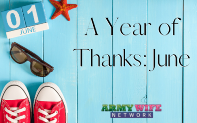 A Year of Thanks: June