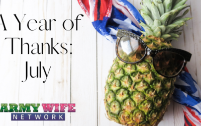 A Year of Thanks: July