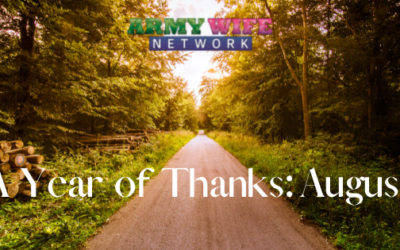 A Year of Thanks: August