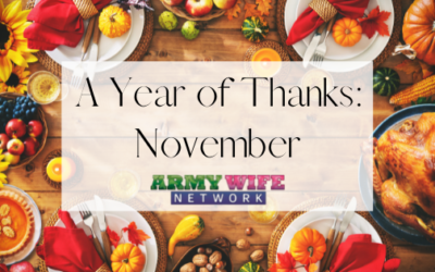 A Year of Thanks: November