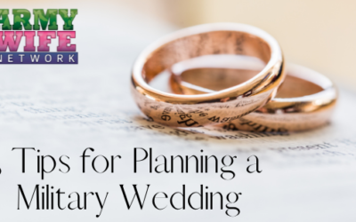 5 Tips for Planning a Military Wedding