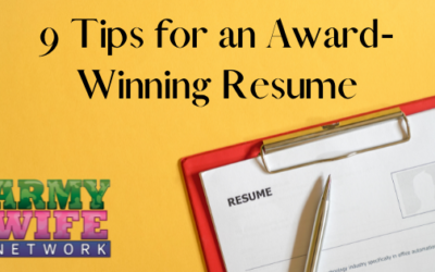 9 Tips for an Award-Winning Resume