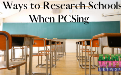 5 Ways to Research Schools When PCSing