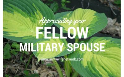 Appreciating Your Fellow Military Spouse