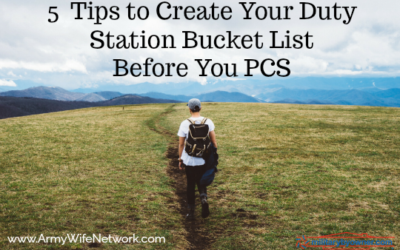 5 Tips to Create a Duty Station Bucket List