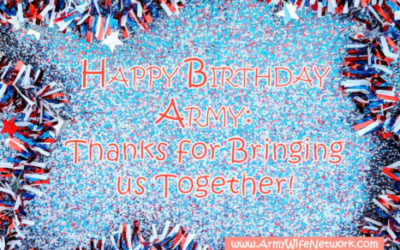 Happy Birthday, Army: Thanks for Bringing Us Together!