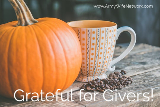 grateful for givers