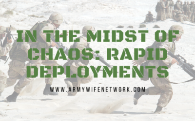 In the Midst of Chaos: Rapid Deployments