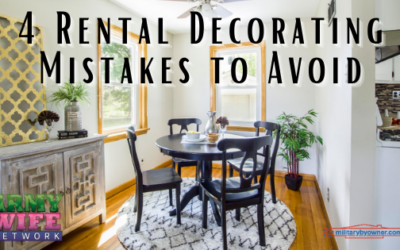 4 Rental Decorating Mistakes to Avoid