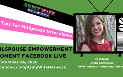 AWTR Show #767: 5 Tips for Milspouse Job Interviews