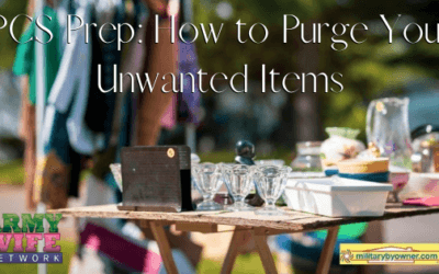 PCS Prep: How to Purge Your Unwanted Items