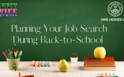 Planning Your Job Search During Back-to-School
