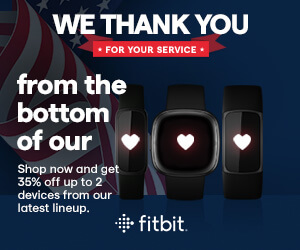 35% Off Fitbit Devices for Veterans and Military Families