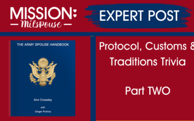 Trivia Quiz (Part 2) Protocol, Customs and Traditions