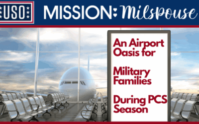 An Airport Oasis for Military Families During PCS Season